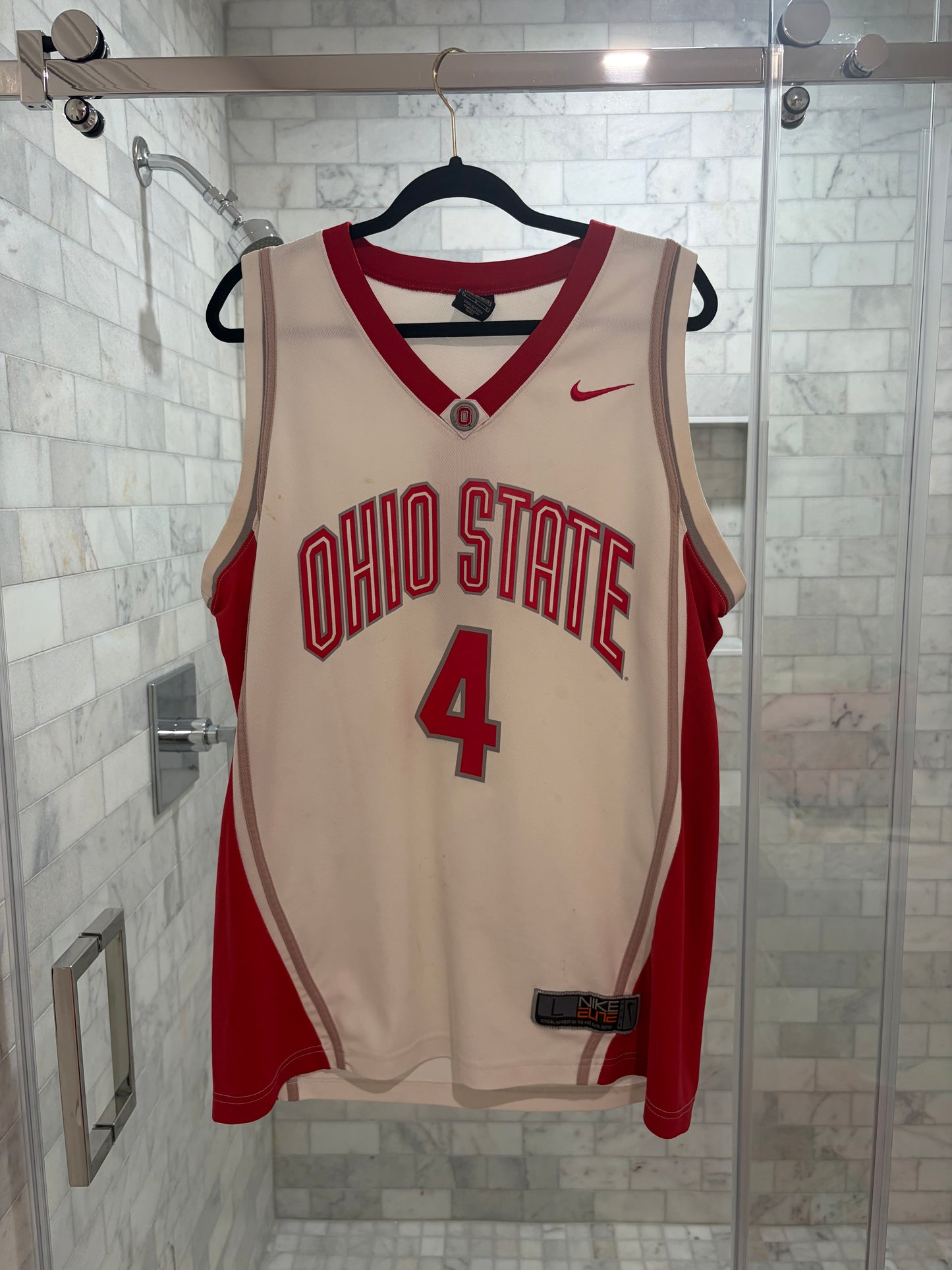 White spellout Jersey