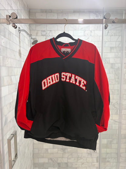 Black Crewneck Windbreaker