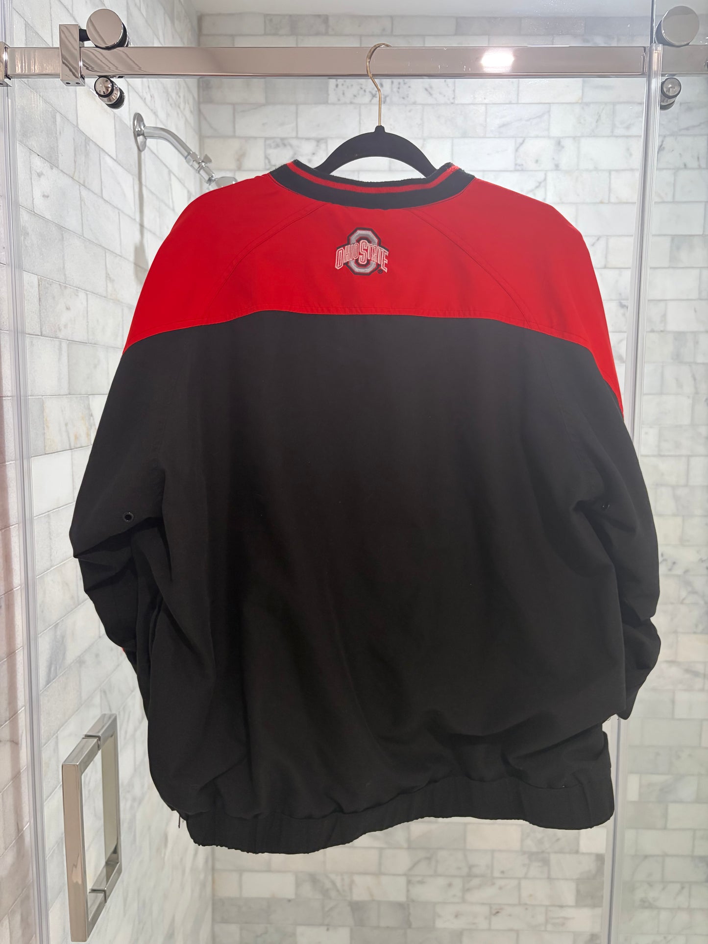 Black Crewneck Windbreaker