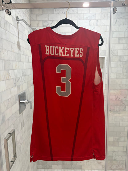 Red Logo Basketball Jersey
